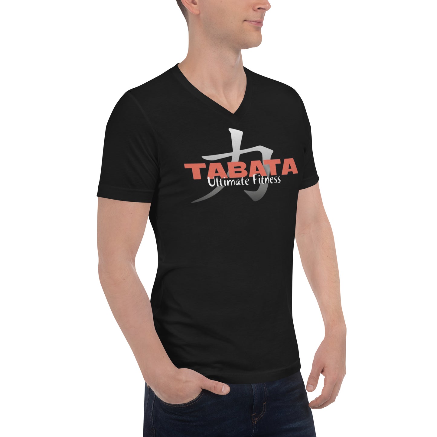 Unisex Short Sleeve V-Neck T-Shirt